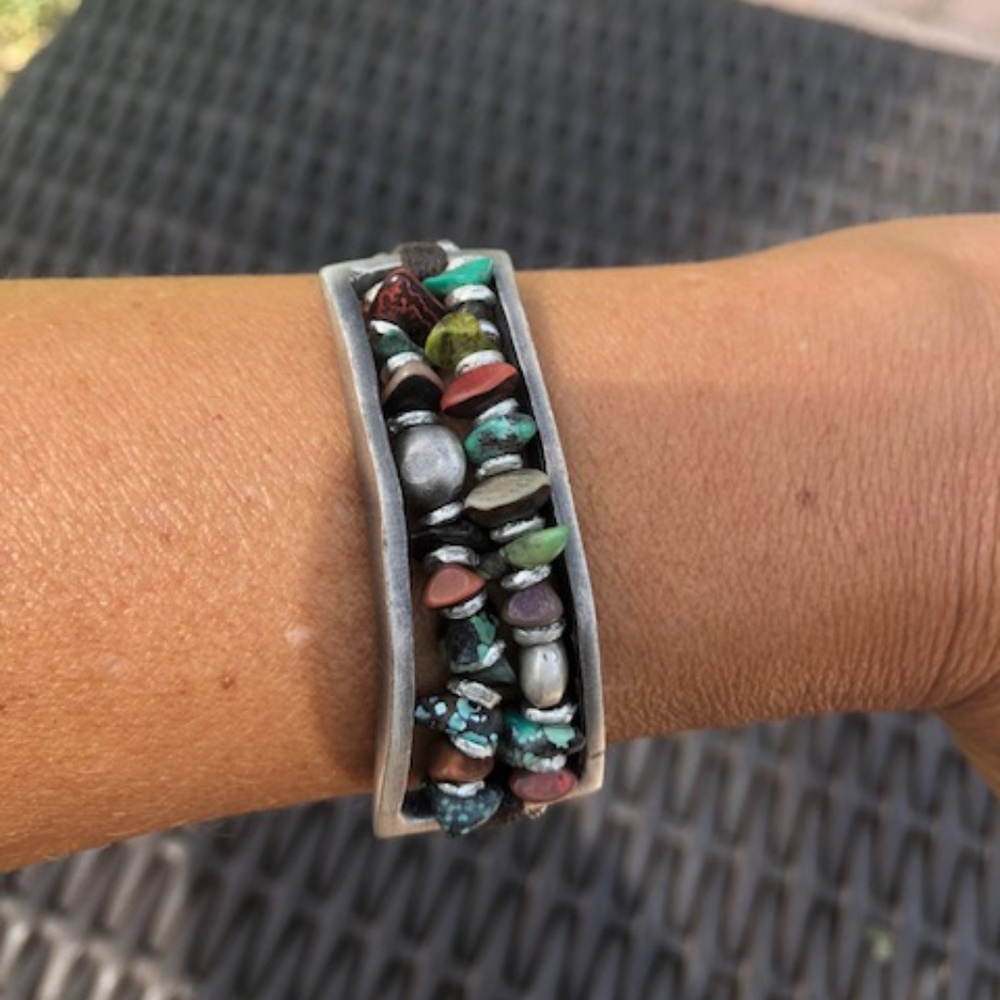 Silver Southwestern Bracelet